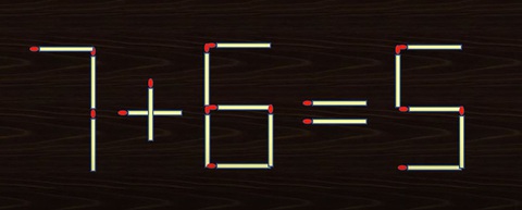 Di chuyển 2 que diêm để 9+1=5 thành phép tính đúng - Ảnh 4. Di chuyển 2 que diêm để 9+1=5 thành phép tính đúng - Ảnh 4.