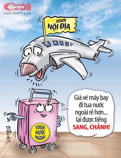 Du lịch sấp mặt vì giá vé máy bay - Ảnh 1. Du lịch sấp mặt vì giá vé máy bay - Ảnh 1.