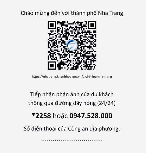 Nha Trang dán mã QR quảng bá du lịch dịp lễ 30-4 - Ảnh 2. Nha Trang dán mã QR quảng bá du lịch dịp lễ 30-4 - Ảnh 2.