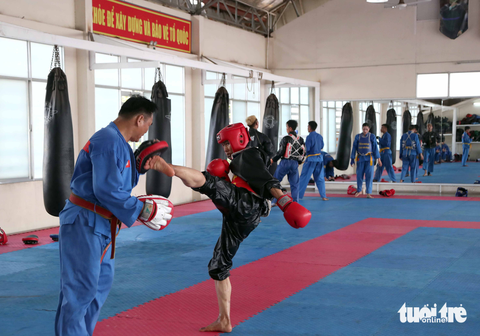 Vovinam Campuchia luyện công tại Việt Nam chờ lấy HCV SEA Games - Ảnh 1. Vovinam Campuchia luyện công tại Việt Nam chờ lấy HCV SEA Games - Ảnh 1.
