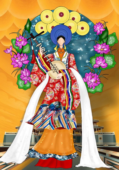 Thi trang phục dân tộc Miss Grand Vietnam: có cả ý tưởng người mẫu phải đi... cà kheo - Ảnh 1. Thi trang phục dân tộc Miss Grand Vietnam: có cả ý tưởng người mẫu phải đi... cà kheo - Ảnh 1.