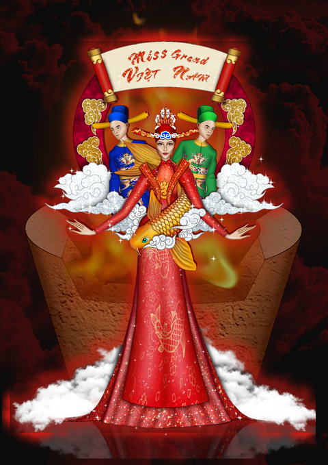 Thi trang phục dân tộc Miss Grand Vietnam: có cả ý tưởng người mẫu phải đi... cà kheo - Ảnh 5. Thi trang phục dân tộc Miss Grand Vietnam: có cả ý tưởng người mẫu phải đi... cà kheo - Ảnh 5.