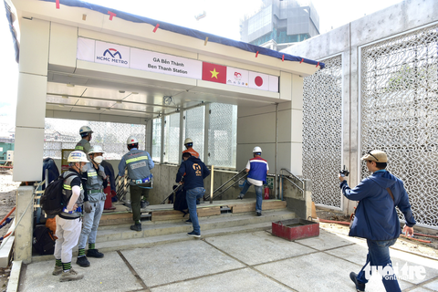 Lộ diện giếng trời hoa sen của nhà ga trung tâm metro 1 - Ảnh 4. Lộ diện giếng trời hoa sen của nhà ga trung tâm metro 1 - Ảnh 4.
