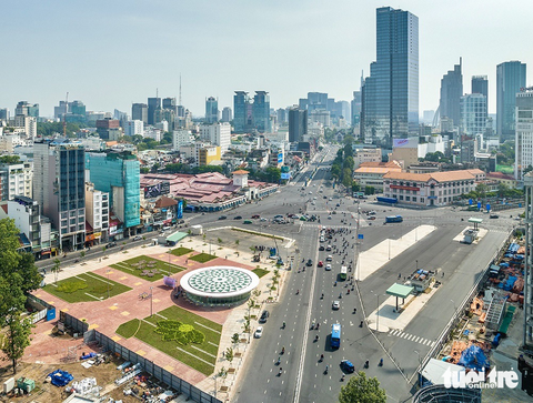 Lộ diện giếng trời hoa sen của nhà ga trung tâm metro 1 - Ảnh 7. Lộ diện giếng trời hoa sen của nhà ga trung tâm metro 1 - Ảnh 7.