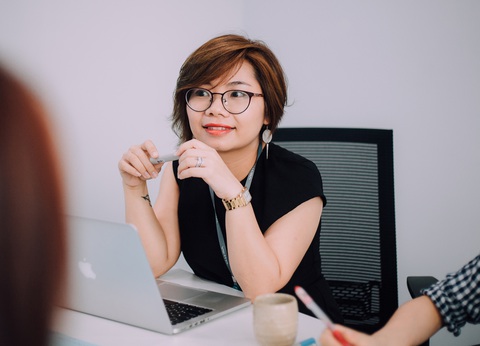 Bước tạo đà cho start-up vươn mình - Ảnh 2. Chị Hoàng Hường - Ảnh do nhân vật cung cấp