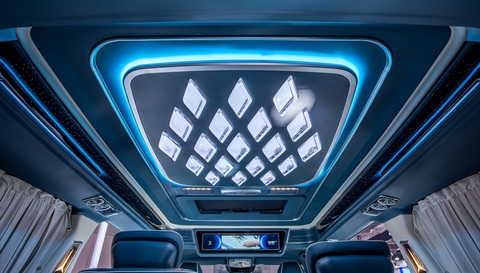 Mercedes-Maybach bản van cho triệu phú: Màn hình khổng lồ, ghế như ngai vàng, sàn đá cẩm thạch - Ảnh 13. Mercedes-Maybach bản van cho triệu phú: Màn hình khổng lồ, ghế như ngai vàng, sàn đá cẩm thạch - Ảnh 13.