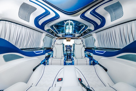 Mercedes-Maybach bản van cho triệu phú: Màn hình khổng lồ, ghế như ngai vàng, sàn đá cẩm thạch - Ảnh 3. Mercedes-Maybach bản van cho triệu phú: Màn hình khổng lồ, ghế như ngai vàng, sàn đá cẩm thạch - Ảnh 3.