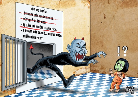 Dâm ô con ruột nhưng... được miễn hình phạt - Ảnh 1. Dâm ô con ruột nhưng... được miễn hình phạt - Ảnh 1.