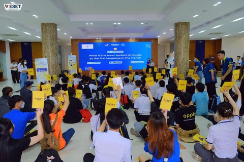 WESET English Center góp mặt trong các hoạt động tiếng Anh tại English Camp 2023 - Ảnh 3. WESET English Center góp mặt trong các hoạt động tiếng Anh tại English Camp 2023 - Ảnh 3.