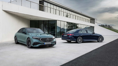 Mercedes-Benz E-Class 2024 ra mắt: Như xe điện, tràn ngập công nghệ, xem được TikTok, họp Zoom - Ảnh 1. Mercedes-Benz E-Class 2024 ra mắt: Như xe điện, tràn ngập công nghệ, xem được TikTok, họp Zoom - Ảnh 1.