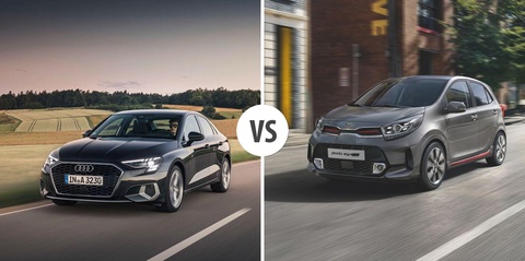 So tỉ lệ vàng: Audi A3 là ‘hoa hậu’, xe Hàn kém nhất - Ảnh 1. So tỉ lệ vàng: Audi A3 là ‘hoa hậu’, xe Hàn kém nhất - Ảnh 1.