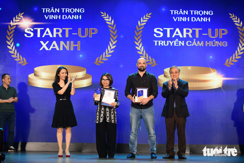 Hai star-up nhận giải truyền cảm hứng và start-up xanh