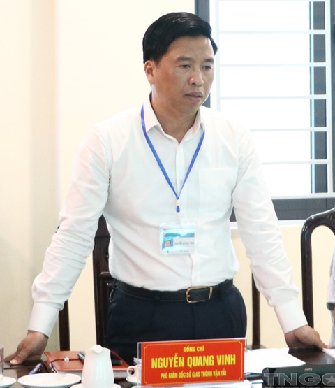 Phó giám đốc Sở Giao thông vận tải Thái Nguyên bị bắt vì nhận hối lộ - Ảnh 1. Ông Nguyễn Quang Vinh - Ảnh: thainguyen.gov.vn