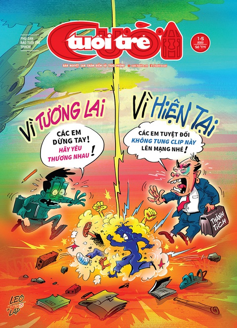 Tuổi Trẻ Cười số 1-5-2023: Khi bạo lực tấn công thành tích - Ảnh 1. Tuổi Trẻ Cười số 1-5-2023: Khi bạo lực tấn công thành tích - Ảnh 1.