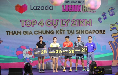 Lộ diện 4 ‘chân chạy’ xuất sắc giành được tấm vé tham dự chung kết Lazada Run tại Singapore - Ảnh 2. Lộ diện 4 ‘chân chạy’ xuất sắc giành được tấm vé tham dự chung kết Lazada Run tại Singapore - Ảnh 2.
