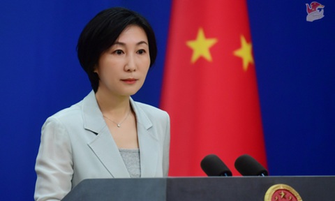 Phát ngôn viên Mao Ninh của Bộ Ngoại giao Trung Quốc - Ảnh: GLOBAL TIMES Phát ngôn viên Mao Ninh của Bộ Ngoại giao Trung Quốc - Ảnh: GLOBAL TIMES