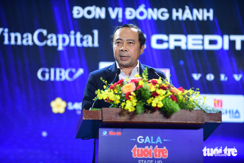 Truyền lửa, khơi gợi cảm hứng sáng tạo - Ảnh 4. PGS.TS Vũ Hải Quân - ủy viên Trung ương Đảng, giám đốc ĐH Quốc gia TP.HCM, trưởng Ban chỉ đạo Phát triển start-up TP.HCM - Ảnh: QUANG ĐỊNH