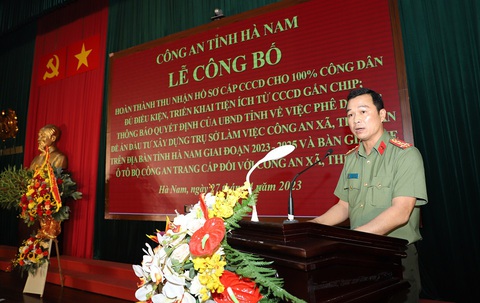 Tỉnh đầu tiên hoàn thành 100% chỉ tiêu cấp CCCD gắn chip điện tử cho công dân - Ảnh 1. Tỉnh đầu tiên hoàn thành 100% chỉ tiêu cấp CCCD gắn chip điện tử cho công dân - Ảnh 1.