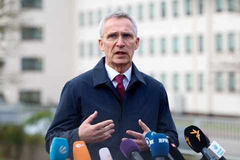 Tổng Thư ký NATO Jens Stoltenberg - Ảnh: REUTERS Tổng thư ký NATO Jens Stoltenberg - Ảnh: REUTERS
