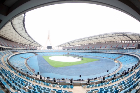 Sân Morodok Techo - nơi diễn ra lễ khai mạc và bế mạc SEA Games - Ảnh: N.KHÔI Sân Morodok Techo - nơi diễn ra lễ khai mạc và bế mạc SEA Games - Ảnh: N.KHÔI
