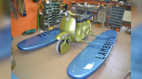 Lambretta lội nước duy nhất thế giới giá khởi điểm hơn 200 triệu đồng - Ảnh 2. Lambretta lội nước duy nhất thế giới giá khởi điểm hơn 200 triệu đồng - Ảnh 2.