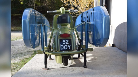Lambretta lội nước duy nhất thế giới giá khởi điểm hơn 200 triệu đồng - Ảnh 5. Lambretta lội nước duy nhất thế giới giá khởi điểm hơn 200 triệu đồng - Ảnh 5.