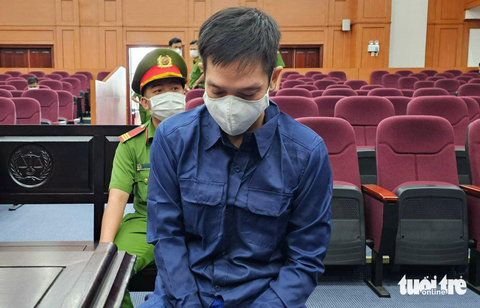 Hôm nay 28-4, xử phúc thẩm vụ hành hạ bé gái 8 tuổi - Ảnh 2. Bị cáo Nguyễn Kim Trung Thái sáng 28-4 - Ảnh: ĐAN THUẦN
