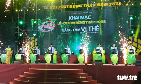 Bà con miền Tây đổ về Lễ hội xoài Đồng Tháp - Ảnh 2. Bà con miền Tây đổ về Lễ hội xoài Đồng Tháp - Ảnh 2.