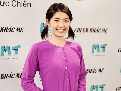 Đàm Phương Linh cân 2 vai trong Chị em khác mẹ - Ảnh 1. Đàm Phương Linh cân 2 vai trong Chị em khác mẹ - Ảnh 1.