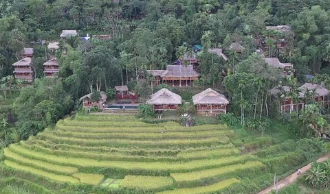 Khu du lịch Pù Luông kín phòng, đón trên 1.500 khách mỗi ngày - Ảnh 1. Khu du lịch Pù Luông kín phòng, đón trên 1.500 khách mỗi ngày - Ảnh 1.