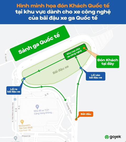Gojek sẵn sàng làn xe GoCar đón lượng hành khách tăng cao dịp lễ tại sân bay Tân Sơn Nhất - Ảnh 3. Gojek sẵn sàng làn xe GoCar đón lượng hành khách tăng cao dịp lễ tại sân bay Tân Sơn Nhất - Ảnh 3.