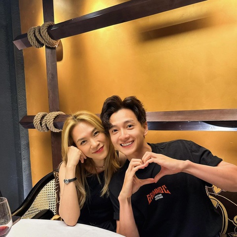 my tam ngo kien huy.jpeg Ngô Kiến Huy đăng ảnh chụp chung, báo tin vui việc Mỹ Tâm nhận lời tham gia "2 ngày 1 đêm"