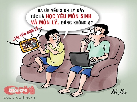 Yếu sinh lý là gì hả bố? - Ảnh 1. Yếu sinh lý là gì hả bố? - Ảnh 1.