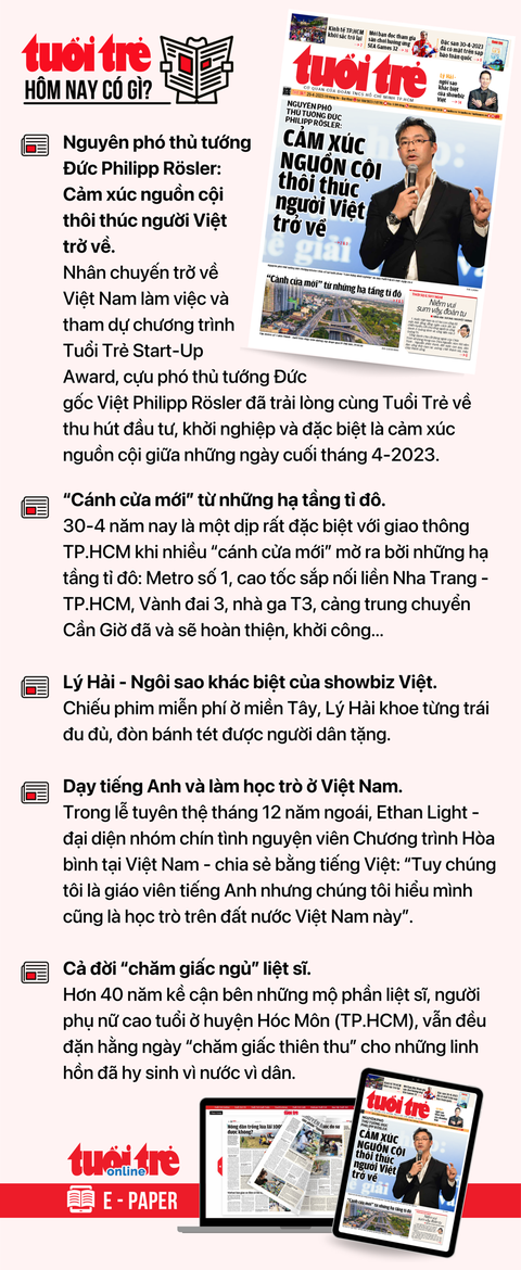 Tin tức sáng 29-4: Ca COVID-19 vượt 3.000; Tính giá điện rẻ hơn cho người ở trọ - Ảnh 4. Tin tức sáng 29-4: Ca COVID-19 vượt 3.000; Tính giá điện rẻ hơn cho người ở trọ - Ảnh 4.