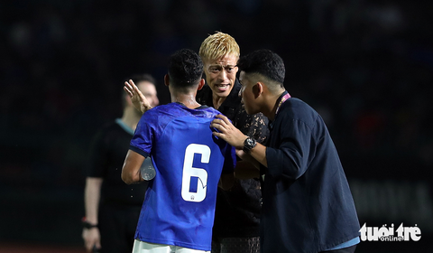 Cảm xúc của HLV Keisuke Honda khi U22 Campuchia thắng đậm Timor Leste - Ảnh 9. Cảm xúc của HLV Keisuke Honda khi U22 Campuchia thắng đậm Timor Leste - Ảnh 9.