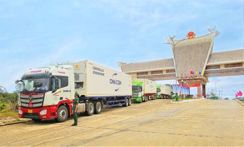 THILOGI mang đến nhiều giải pháp vận tải nội địa tối ưu cho doanh nghiệp - Ảnh 3. Vận chuyển nông sản qua cửa khẩu Nam Giang