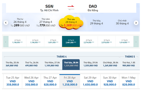 Du lịch dịp lễ 30-4: Vẫn có thể mua vé máy bay giá hợp lý - Ảnh 1. Du lịch dịp lễ 30-4: Vẫn có thể mua vé máy bay giá hợp lý - Ảnh 1.