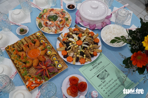 Thi nấu ăn từ món di sản tàu hũ ky Mỹ Hòa - Ảnh 1. Thi nấu ăn từ món di sản tàu hũ ky Mỹ Hòa - Ảnh 1.