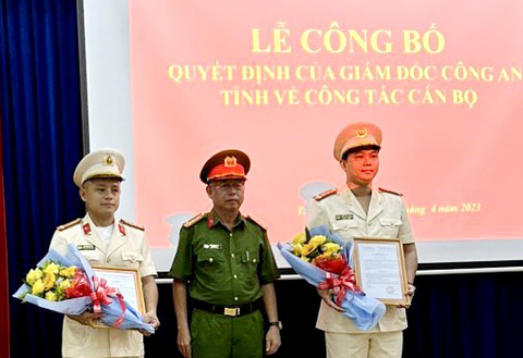Hai lãnh đạo cảnh sát hình sự tỉnh Bình Dương đều rất trẻ - Ảnh 1. Hai lãnh đạo cảnh sát hình sự tỉnh Bình Dương đều rất trẻ - Ảnh 1.