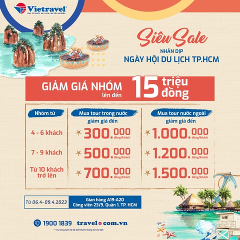 ‘Siêu sale’ từ Vietravel với giá trị ưu đãi lên đến 12 triệu đồng/khách - Ảnh 2. ‘Siêu sale’ từ Vietravel với giá trị ưu đãi lên đến 12 triệu đồng/khách - Ảnh 2.