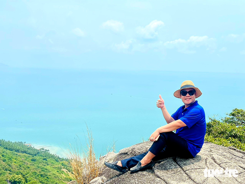 Trải nghiệm lặn bắt ốc, nhum, giăng lưới ở biển đảo Kiên Giang - Ảnh 1. Trải nghiệm lặn bắt ốc, nhum, giăng lưới ở biển đảo Kiên Giang - Ảnh 1.