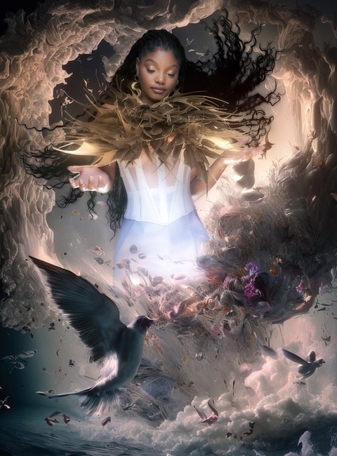 ‘Nàng tiên cá’ Halle Bailey hết bị chê bai nhan sắc - Ảnh 5. ‘Nàng tiên cá’ Halle Bailey hết bị chê bai nhan sắc - Ảnh 5.