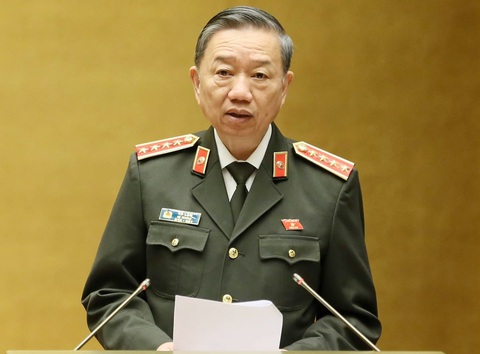 Phải đổi hàng triệu giấy phép lái xe là 'cần thiết, nhằm tích hợp thông tin'- Ảnh 1. Bộ trưởng Tô Lâm - Ảnh: GIA HÂN