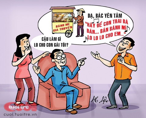 Con trai bà bán bánh mì tự tin về món ăn quốc dân - Ảnh 1. Con trai bà bán bánh mì tự tin về món ăn quốc dân - Ảnh 1.
