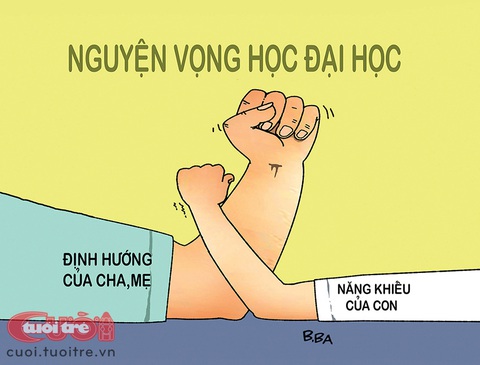 Mâu thuẫn khi cha mẹ chọn ngành nghề đại học thay con - Ảnh 3. Mâu thuẫn khi cha mẹ chọn ngành nghề đại học thay con - Ảnh 3.