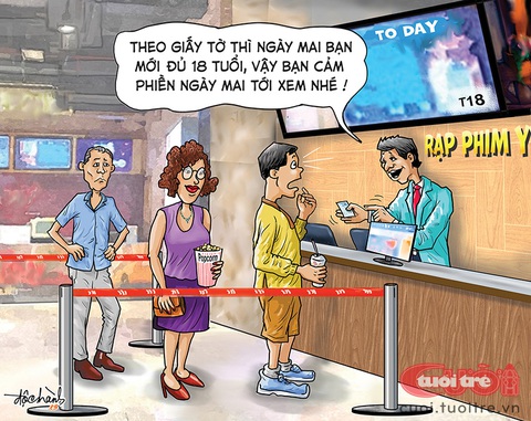 Tôi đi xem phim người lớn T18 - Ảnh 1. Tôi đi xem phim người lớn T18 - Ảnh 1.