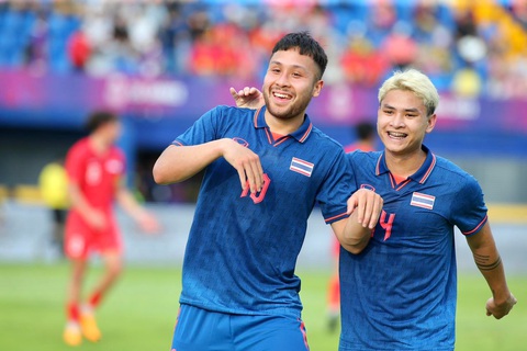 U22 Thái Lan thắng dễ U22 Singapore - Ảnh 1. U22 Thái Lan thắng dễ U22 Singapore - Ảnh 1.