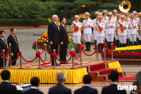 Chủ tịch nước Võ Văn Thưởng đón Toàn quyền Úc David Hurley - Ảnh 3. Chủ tịch nước Võ Văn Thưởng đón Toàn quyền Úc David Hurley - Ảnh 3.