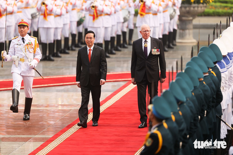 Chủ tịch nước Võ Văn Thưởng đón Toàn quyền Úc David Hurley - Ảnh 4. Chủ tịch nước Võ Văn Thưởng đón Toàn quyền Úc David Hurley - Ảnh 4.