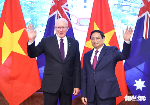Lãnh đạo Đảng, Chính phủ và Quốc hội tiếp Toàn quyền Úc David Hurley - Ảnh 3. Lãnh đạo Đảng, Chính phủ và Quốc hội tiếp Toàn quyền Úc David Hurley - Ảnh 3.